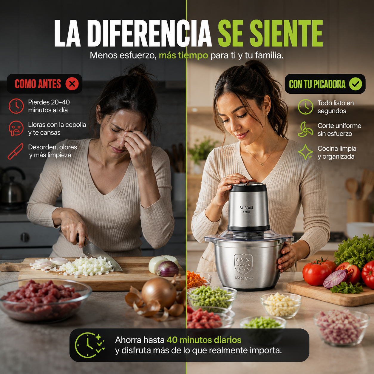 Cocina más rápido y sin esfuerzo ⚡