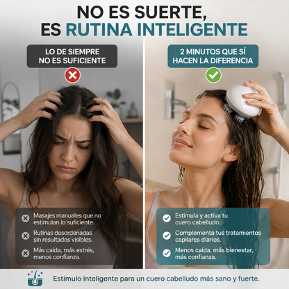 RelaxPro™ Masajeador Inteligente 360° para el Cuero Cabelludo