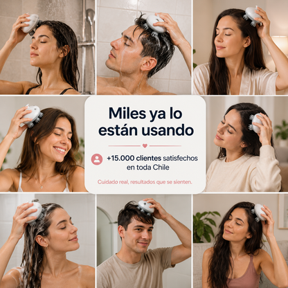 RelaxPro™ Masajeador Inteligente 360° para el Cuero Cabelludo