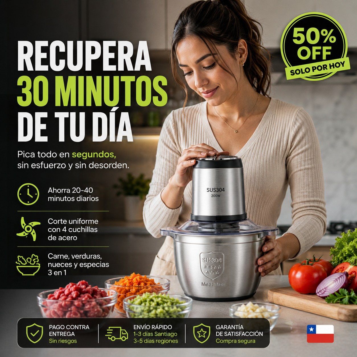Cocina más rápido y sin esfuerzo ⚡