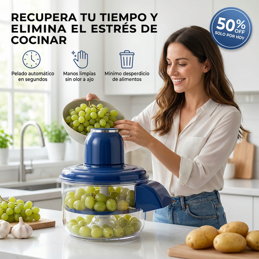 Peladora eléctrica + Mini basurero colgante GRATIS