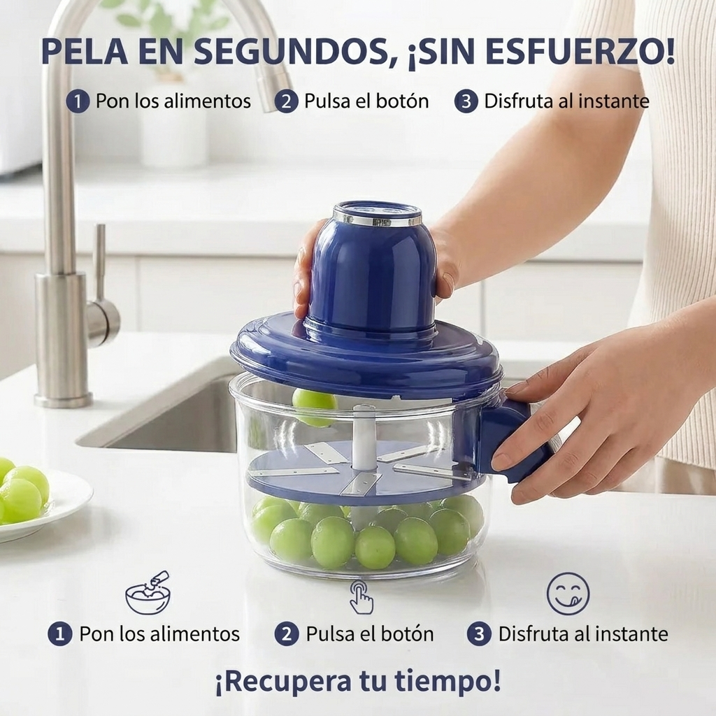 Peladora eléctrica + Mini basurero colgante GRATIS
