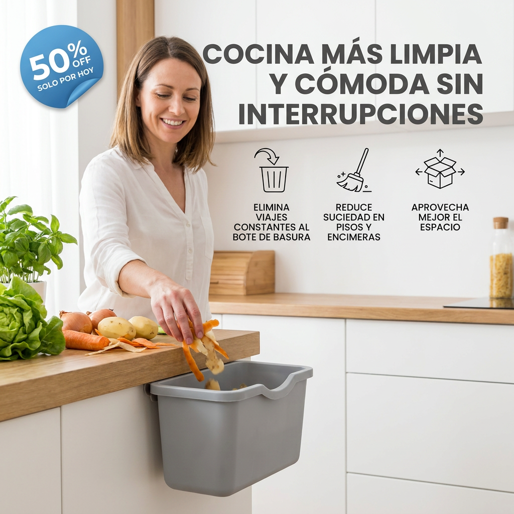 MINI BASURERO COLGANTE PARA BASURA