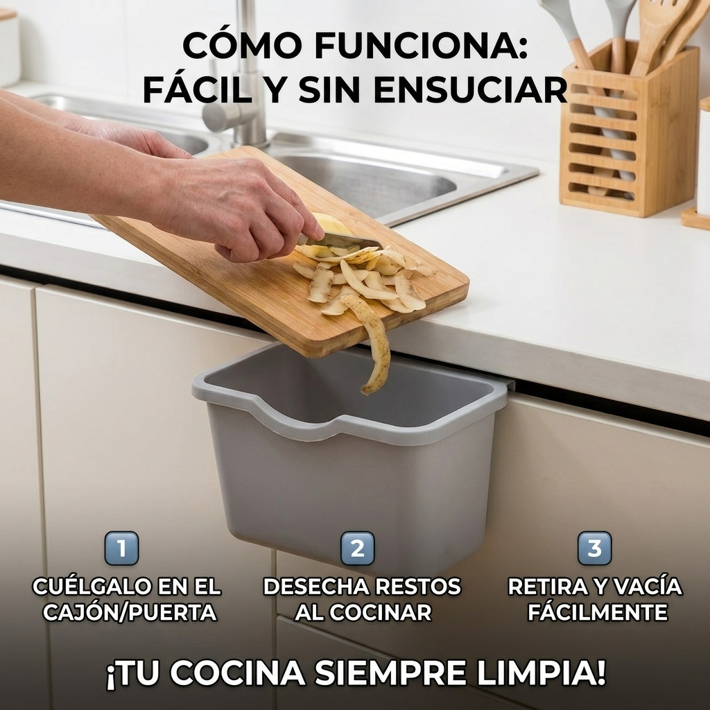 MINI BASURERO COLGANTE PARA BASURA