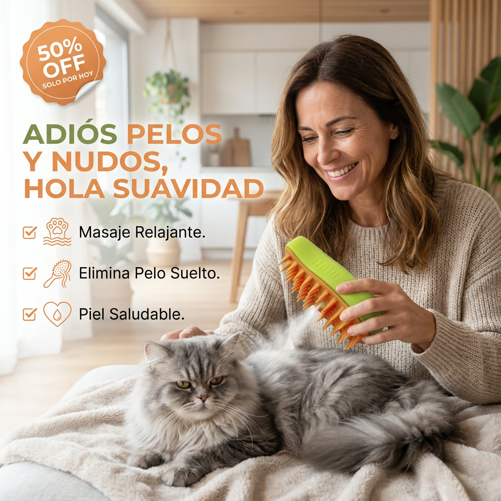 Por fin elimina el pelo sin pelear con tu mascota