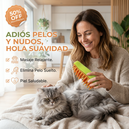 Por fin elimina el pelo sin pelear con tu mascota