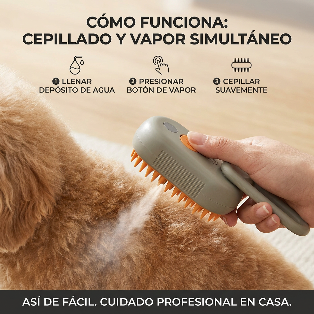 Por fin elimina el pelo sin pelear con tu mascota