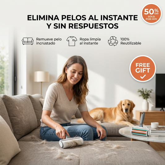 Elimina el pelo de tu mascota y de tu hogar