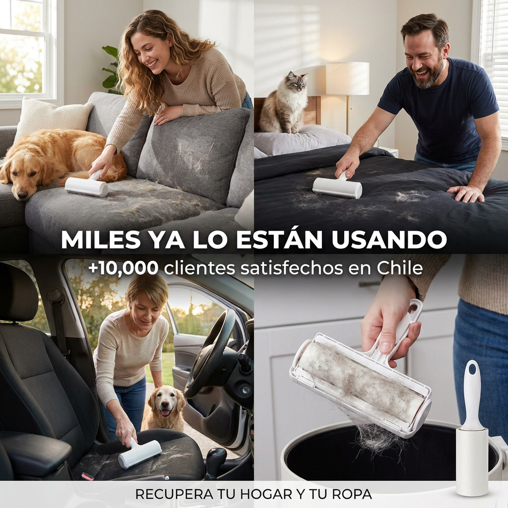 Elimina el pelo de tu mascota y de tu hogar