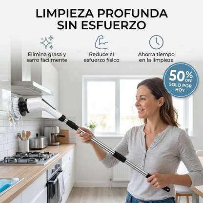 Elimina la suciedad difícil sin tallar durante minutos