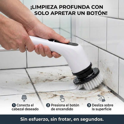 Elimina la suciedad difícil sin tallar durante minutos