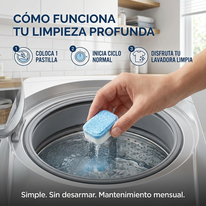 💙 WashPure™  Pastillas de Limpieza Profunda
