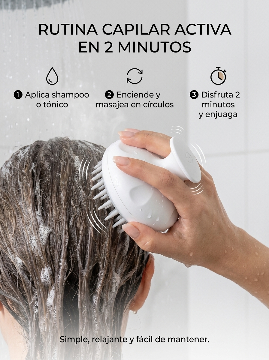 RelaxPro™ Masajeador Inteligente 360° para el Cuero Cabelludo