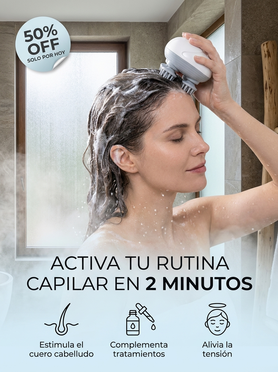 RelaxPro™ Masajeador Inteligente 360° para el Cuero Cabelludo