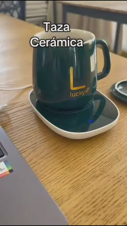 Taza con calentador